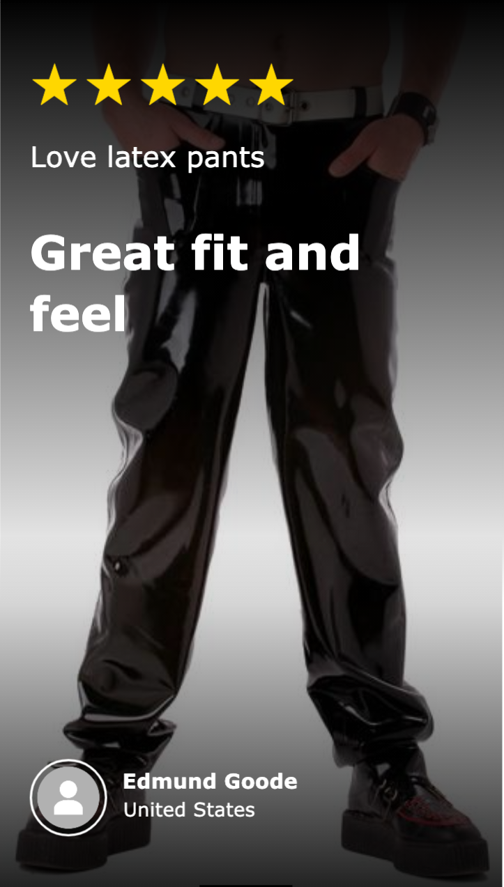 Leggings long man cutting high waist 3d design latex - Latex Magic